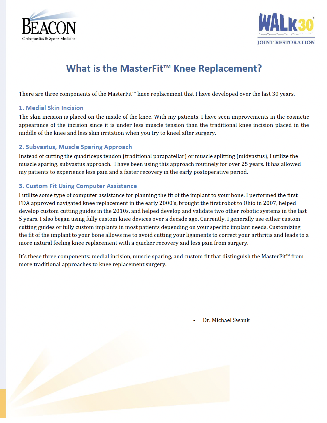 Masterfit-Knee-Explanation